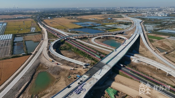 全线贯通！宿连高开云 开云体育平台速公路工程项目稳步推进(图4)