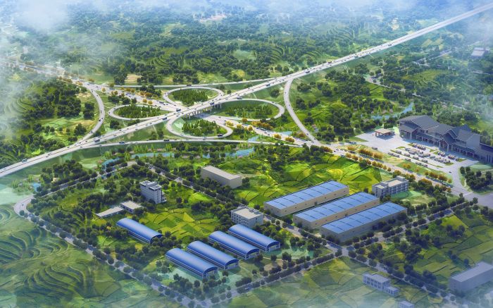 开云 开云体育官网宜宾翠屏：国道247线自贡至宜宾段公路主体工程预计明年年底完工(图1)
