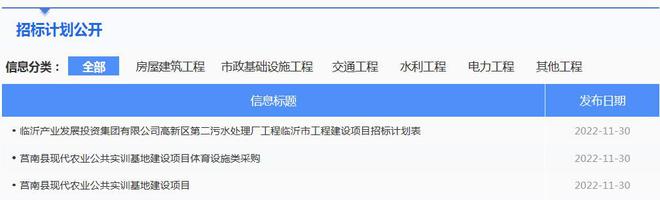 开云 开云体育平台11月30日临沂市两宗