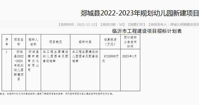 12月12开云体育 开云平台日临沂市两宗工程建设项目招标计划表出炉(图3)