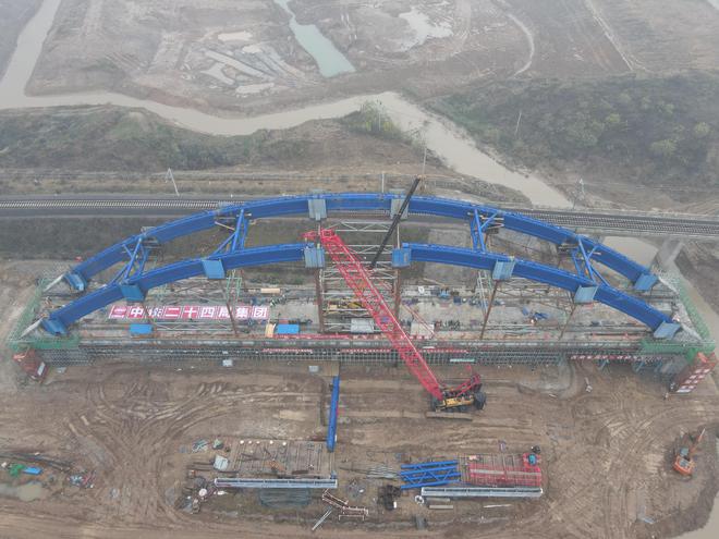 开云体育 开云平台引江济淮涉铁工程建设进入收尾阶段 预计12月下旬完成全部工程量(图4)