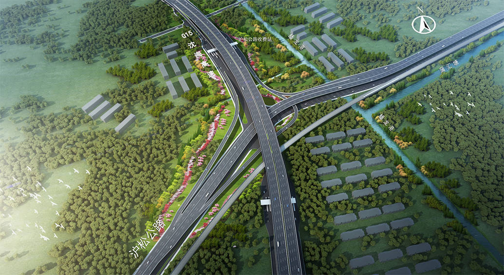 开云体育 开云官网沪松公路快速化改建启动建成后松江到上海市中心仅需半小时(图2)