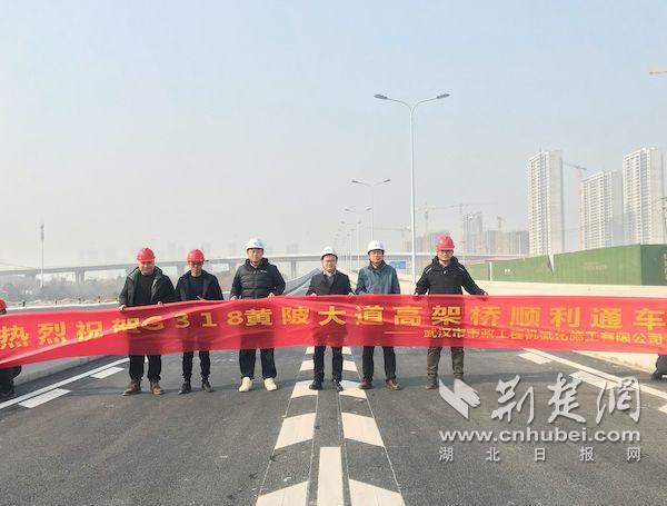 Kaiyun 开云构建区域“半小时交通圈” 黄陂区中环线公路跨线桥全线建成通车(图2)