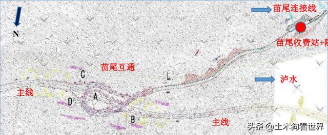 云龙至开云体育 开云平台泸水高速公路工程项目——互通立交及服务区设置(图2)