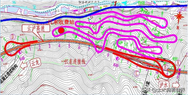 云龙至开云体育 开云平台泸水高速公路工程项目——互通立交及服务区设置(图5)