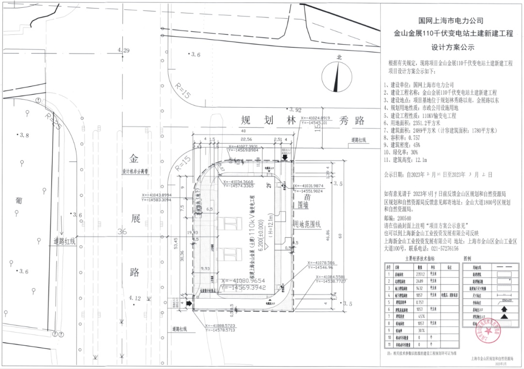 金山这个开云 开云体育项目的建设工程设计