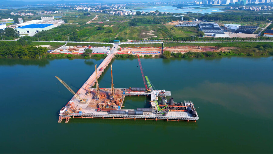 一号公路项目建设加Kaiyun 开云速跑5个月时间完成10个月工程量(图2)