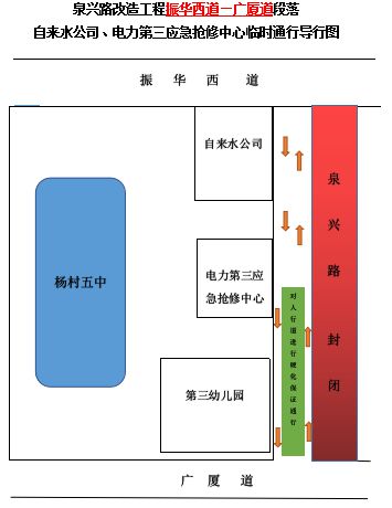 开云 开云体育官网【关注】泉兴路施工封闭！你该怎么走？导行方案请收好(图12)