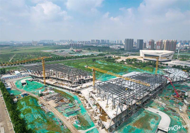 江苏24小时·滚动推送｜沭阳县：宿连高速公开云体育 Kaiyun.com 官网入口路工程项目建设快速推进(图18)