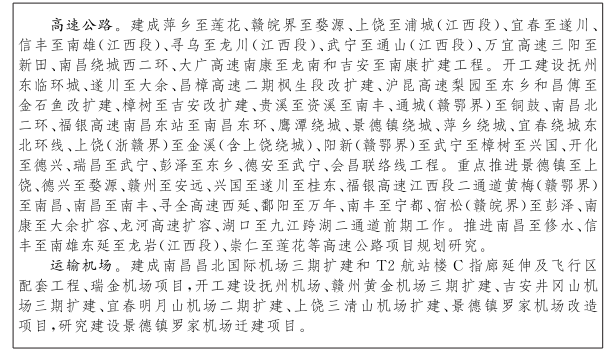 Kaiyun 开云江西省人民政府办公厅关于印发江西省“十四五”综合交通运输体系发展规划的通知(图4)