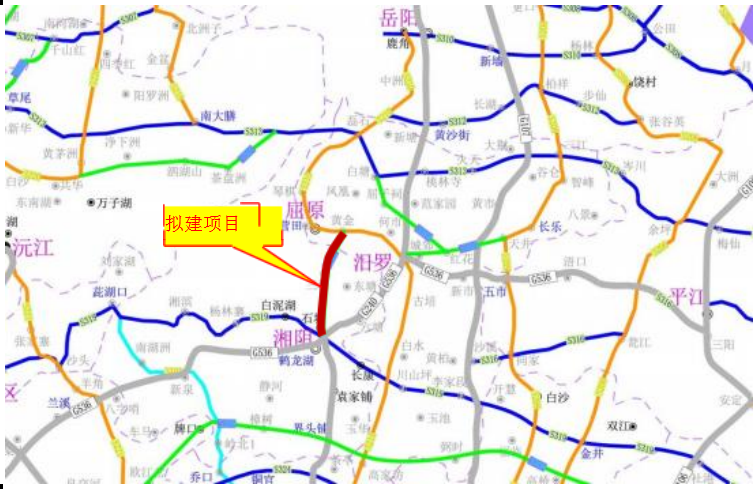 S506屈原至湘阴开云体育 开云官网公路