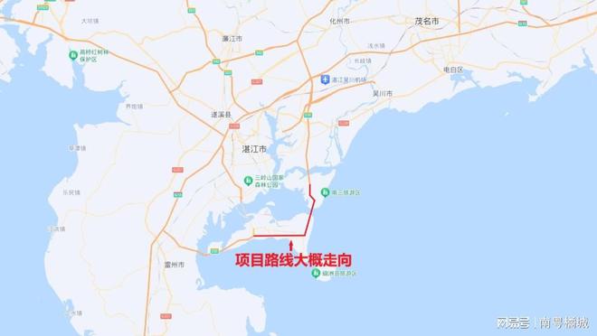 广东湛江环城高速公路有新进展开云 开云体育平台含海底隧道工程线公里(图4)
