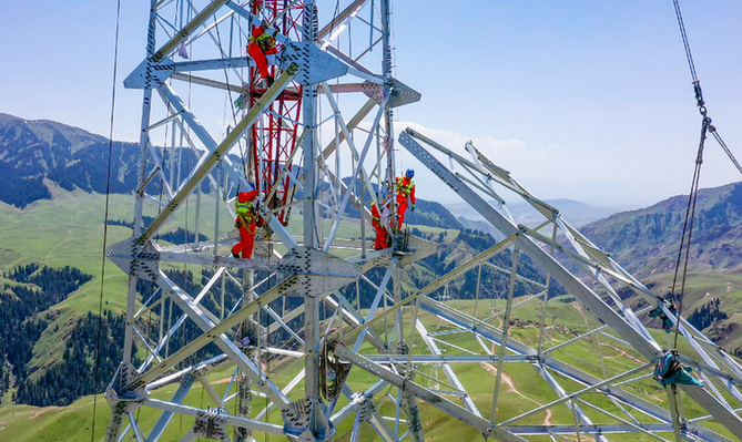 光耀天山南北 建设美丽新疆——国家电网公司援开云APP 开云官网入口疆工作综述(图2)