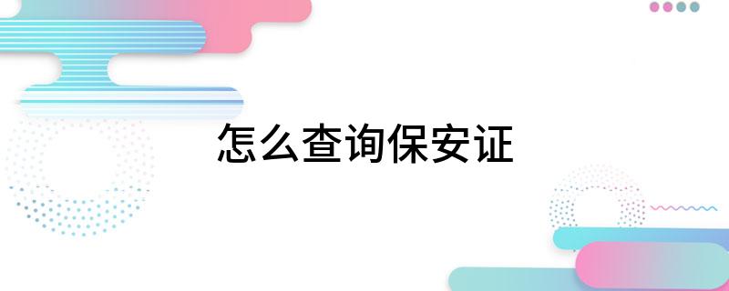 怎么查询保开云体育 开云官网安证