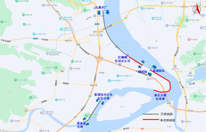 封路两年半！因海塘安澜工程建设开云 开云体育平台这段之江绿道即将封闭……(图2)
