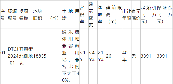 大同市规划和自然资源局 国有建设用地使用