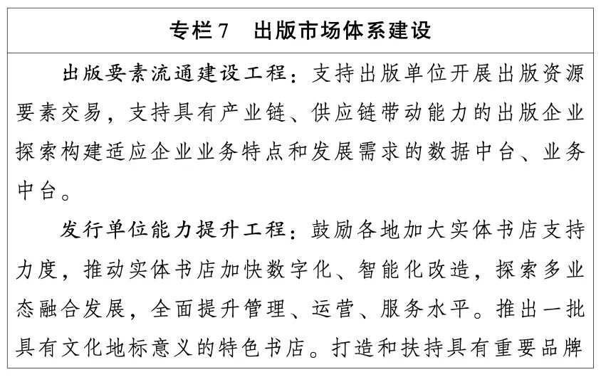 国开云体育 开云平台家新闻出版署：出版业“十四五”发展规划（全文）(图9)